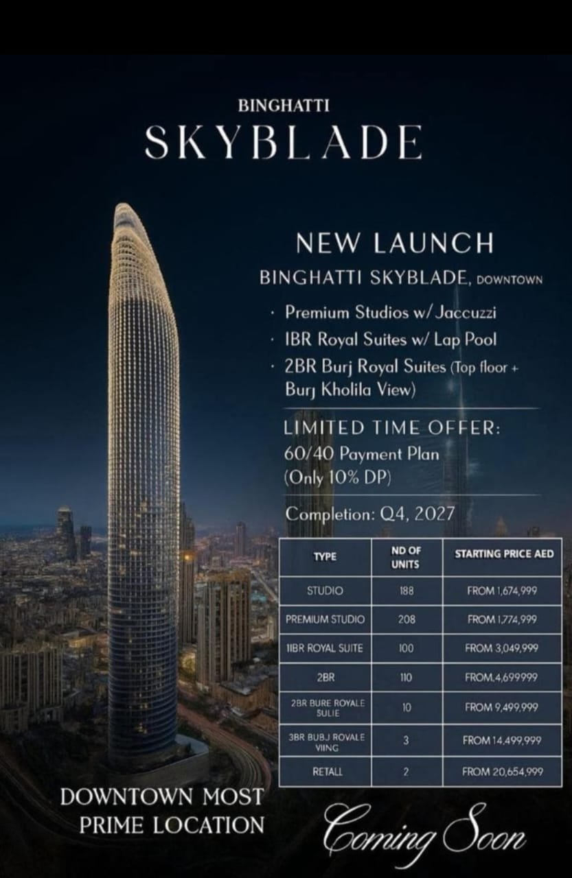 Illuminated luxury tower glowing against the night cityscape