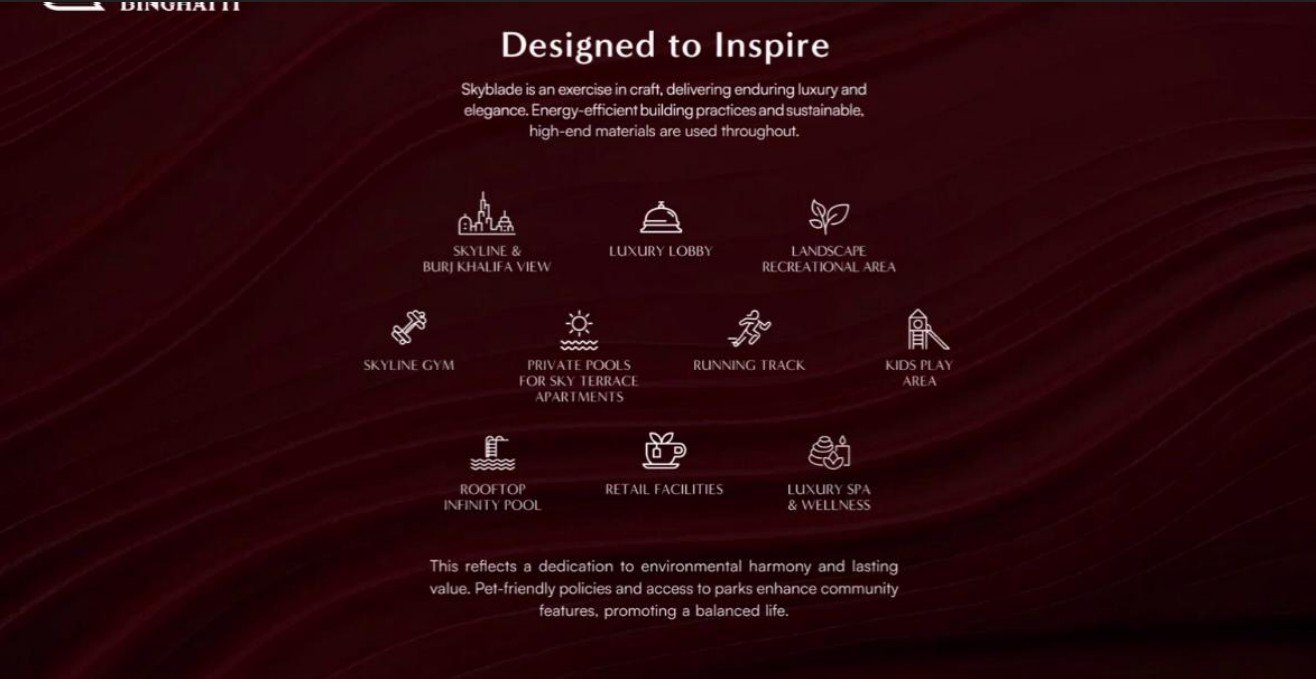 Luxury backgrounds featuring “Designed to Inspire” with multiple design layouts