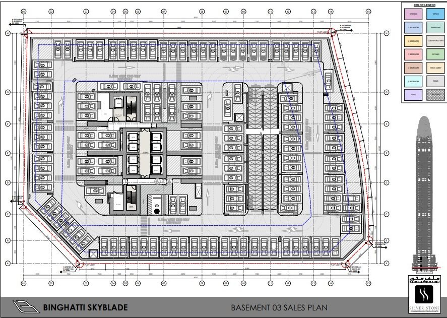 Elegant luxury floor plan layout on premium background