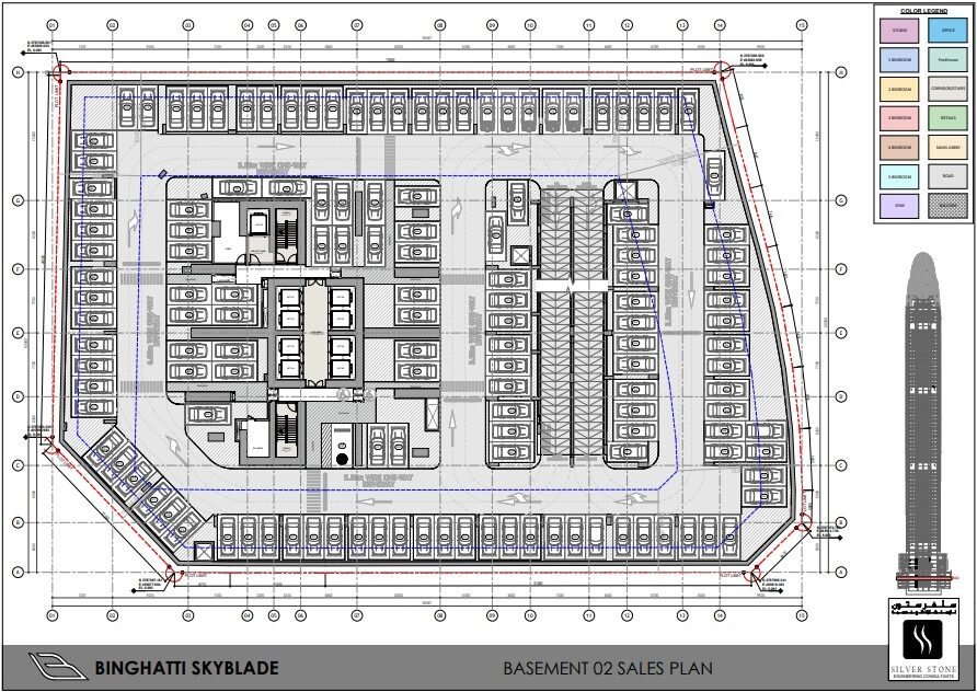 Elegant luxury floor plan layout on premium background