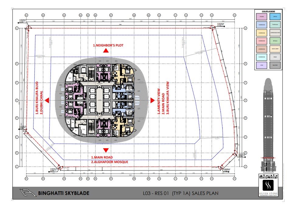 Elegant luxury floor plan layout on premium background