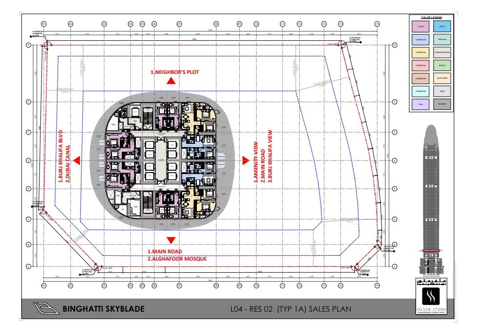 Elegant luxury floor plan layout on premium background