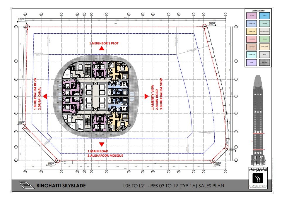 Elegant luxury floor plan layout on premium background