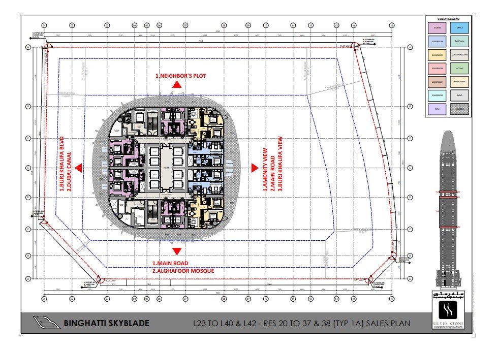 Elegant luxury floor plan layout on premium background